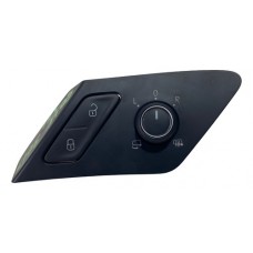 Comando De Retrovisor E Trava Vw Golf - 5g0959565m H2192